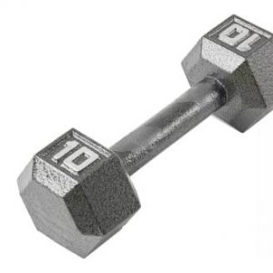 Fitness Gear 10 lb. Cast Hex Dumbbell