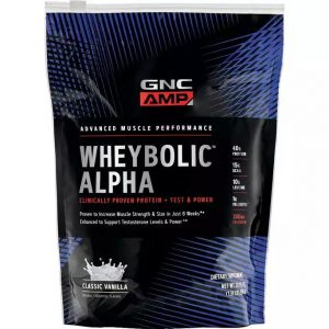 GNC Amp Wheybolic Alpha Protein Classic Vanilla 9 Servings