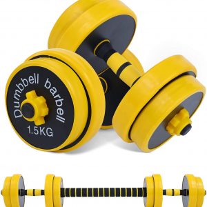 NiceC Adjustable Dumbbell Barbell Weight Pair